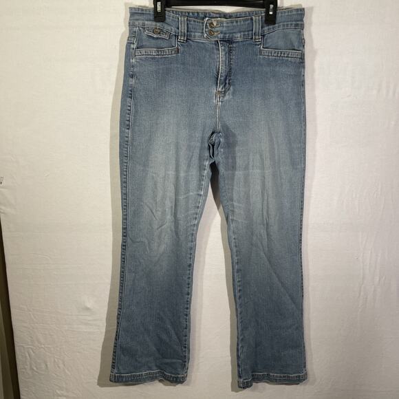 Lee Women's Jeans Size 14 - Flap Pocket Natural Bootcut Just Below The Waist0 - Picture 2 of 13